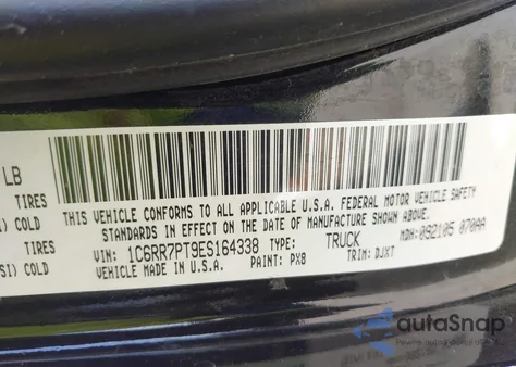 2014 Ram 1500 Longhorn from USA, damaged, VIN 1C6RR7PT9ES164338